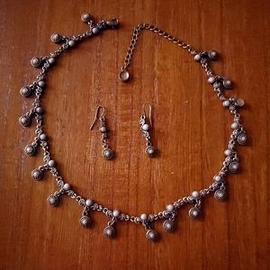 Y2K Earrings & Necklace Set